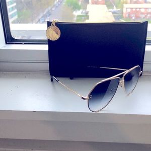 Stella McCartney subtle blue aviators